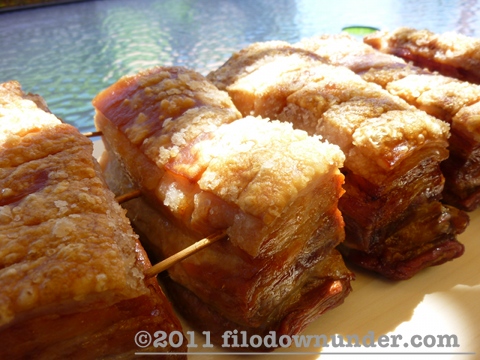Slow-roasted pork belly
